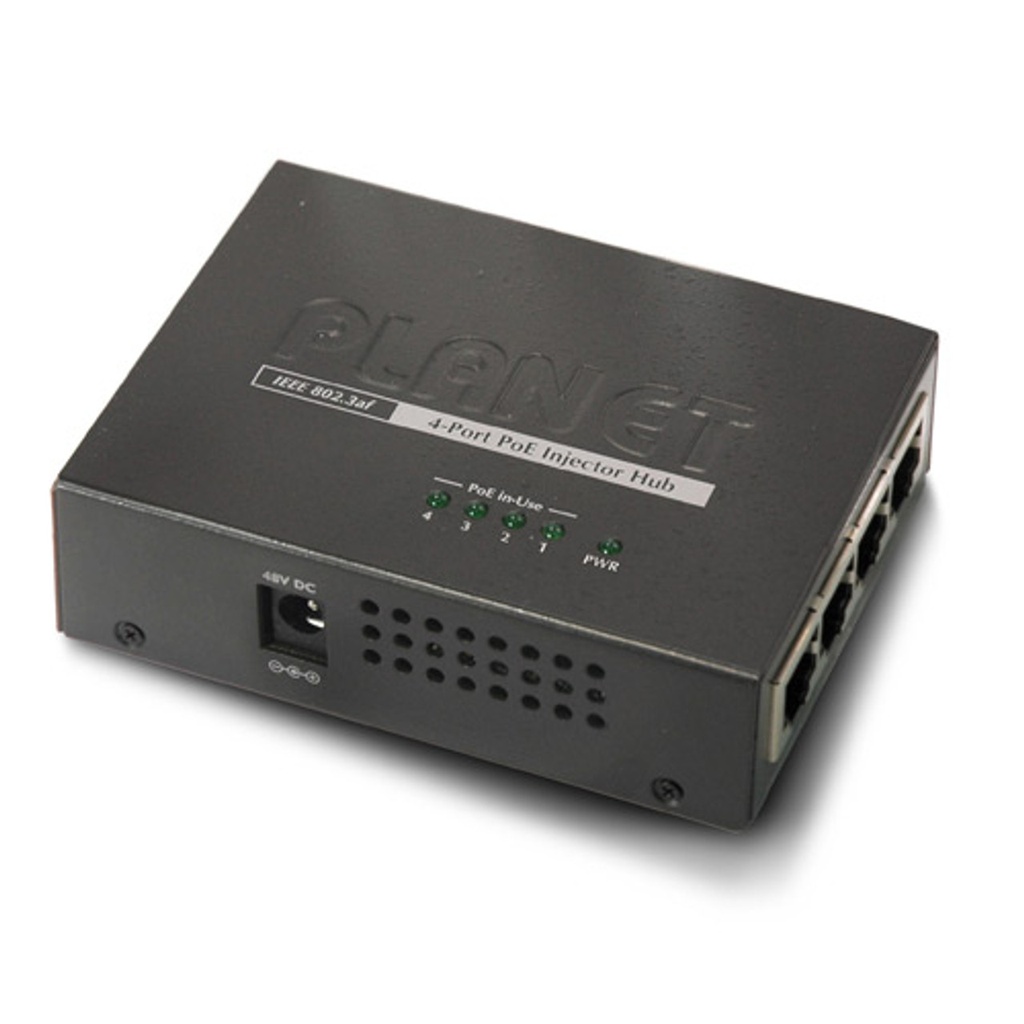 [1101718] Planet POE-400 mini injecteur 4 ports poe 802,3af 65W