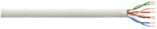[1200529] Câble Cat 6 UTP Souple PVC Boîte de  (Le mettre ) 