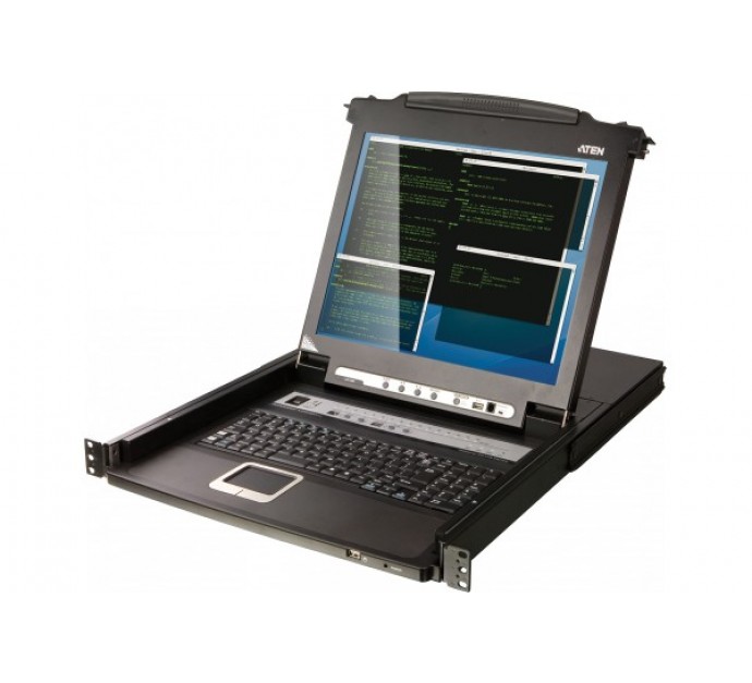 ATEN CL5716M CONSOLE KVM LCD 17' 16 PORTS + PORTS USB