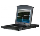 Aten KL1508AN Console LCD 19" double rail & KVM 8 ports C…