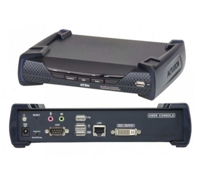 Aten KE6900R extendeur KVM DVI-I/USB sur IP - Récepteur …