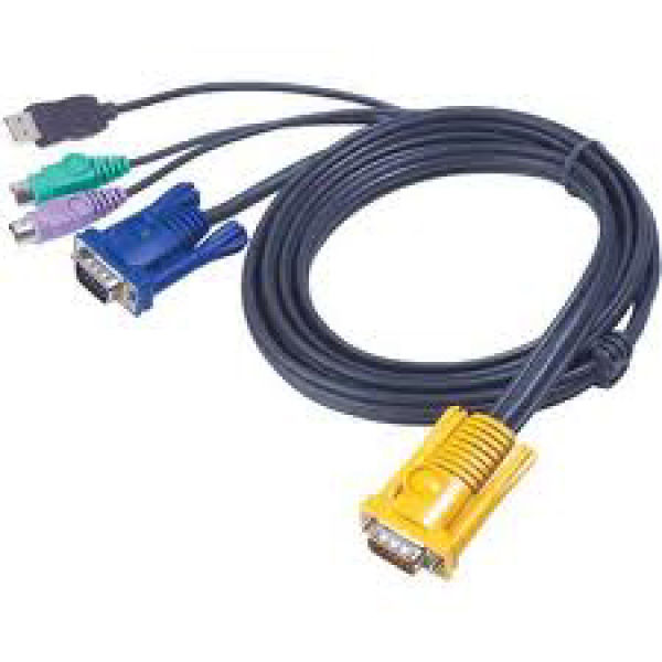 Cable pour kvm ATEN 2L-53xxUP VGA-USB+PS2 - 3,00M