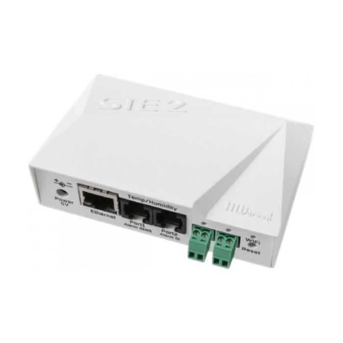 [1109819] HWg-STE2 thermo/hygromètre sur ip poe+wifi + 2 contact s…
