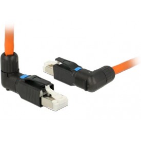 Connecteur Industriel RJ45 Cat6a blindé, câble souple et rigide