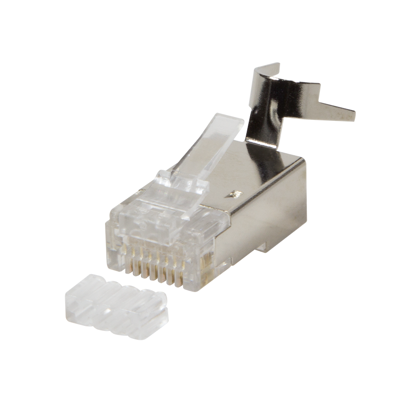 [1402015] Connecteur RJ45 Cat6a blindé, par 10, souple et rigide