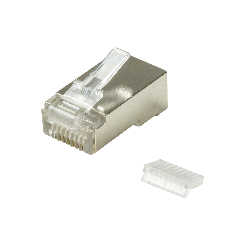 [1402017] Connecteur RJ45 Catégorie 5e, blindé avec guide par 100