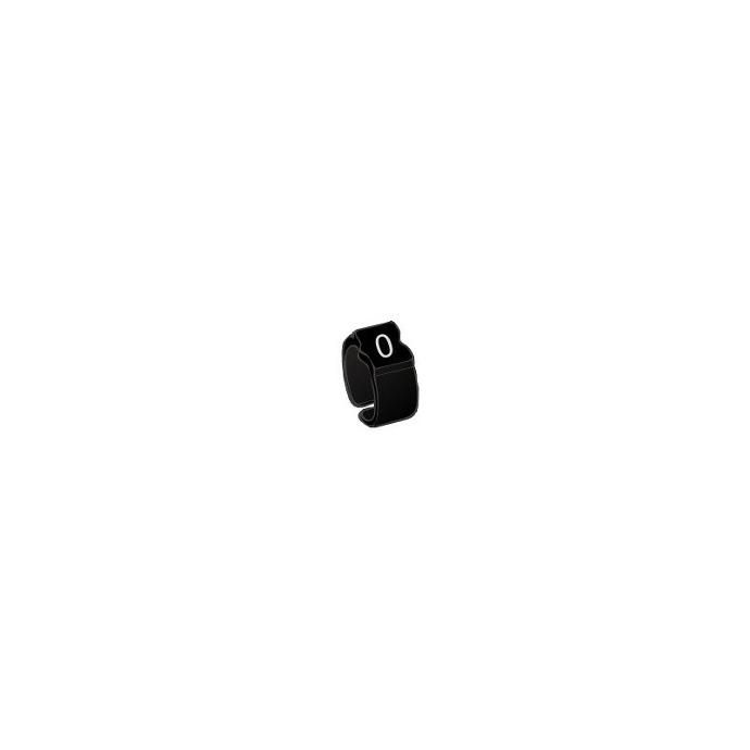 Bague de repérage "0" noir - 100pcs