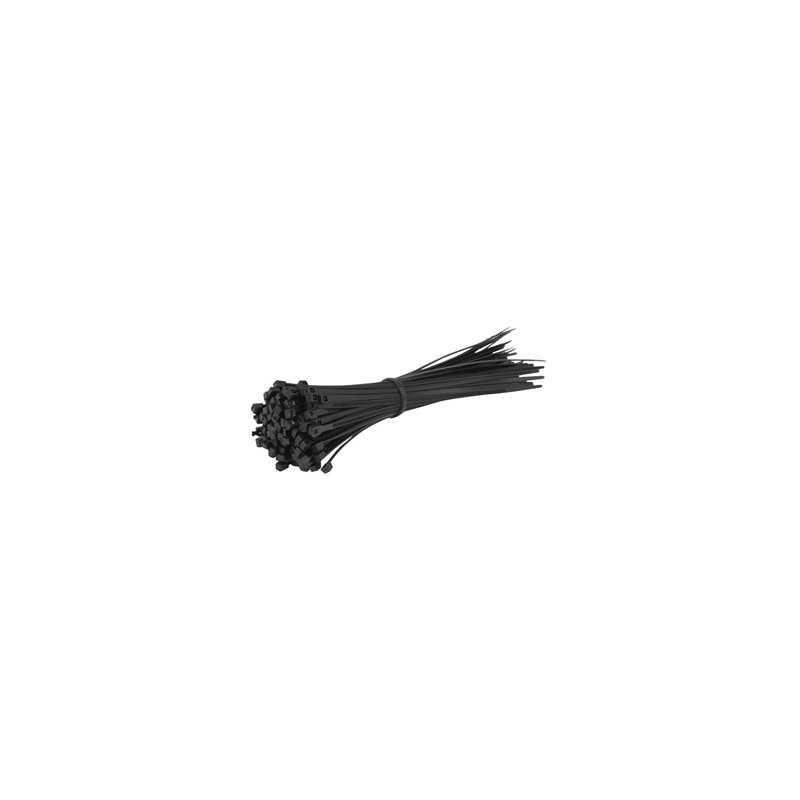 Serre câble 290 x 4.8 mm / Sachet de 100 Noir