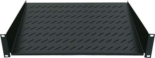 Plateau modem 19" 250 mm - 2U (noir)