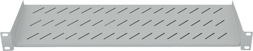 [1403522] Plateau modem 19" 400 mm - 2U (gris clair)