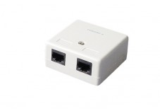 Boîtier 2 ports Non Blindé Cat 5e
