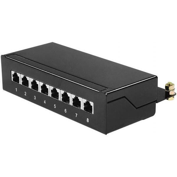 Boîtier métal 8 ports Blindé Cat5e