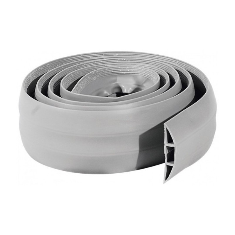 [1405507] Goulotte de sol Grise souple L  1,80m x l 76,2mm x h  17,4mm