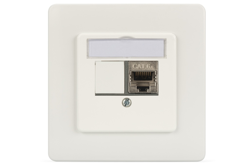 [1405103] Plaque frontale DIGITUS pour Keystone jacks, 1x RJ45