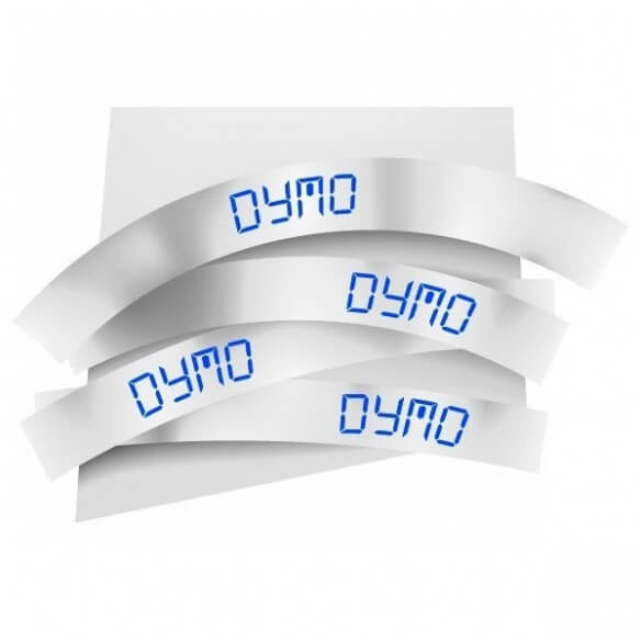 Ruban 19MM bleu sur blanc pour labelmanager 350/450/300/400