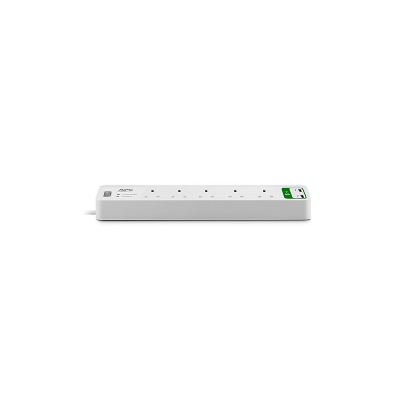 APC ESSENTIAL SURGEARREST 5 PRISES AVEC 2 PORTS DE CHARGE USB, 5 V, 2,4 A, 230 V