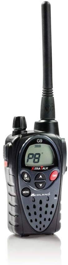 [1602008] Midland talkie-walkie G9+ unitaire - noir