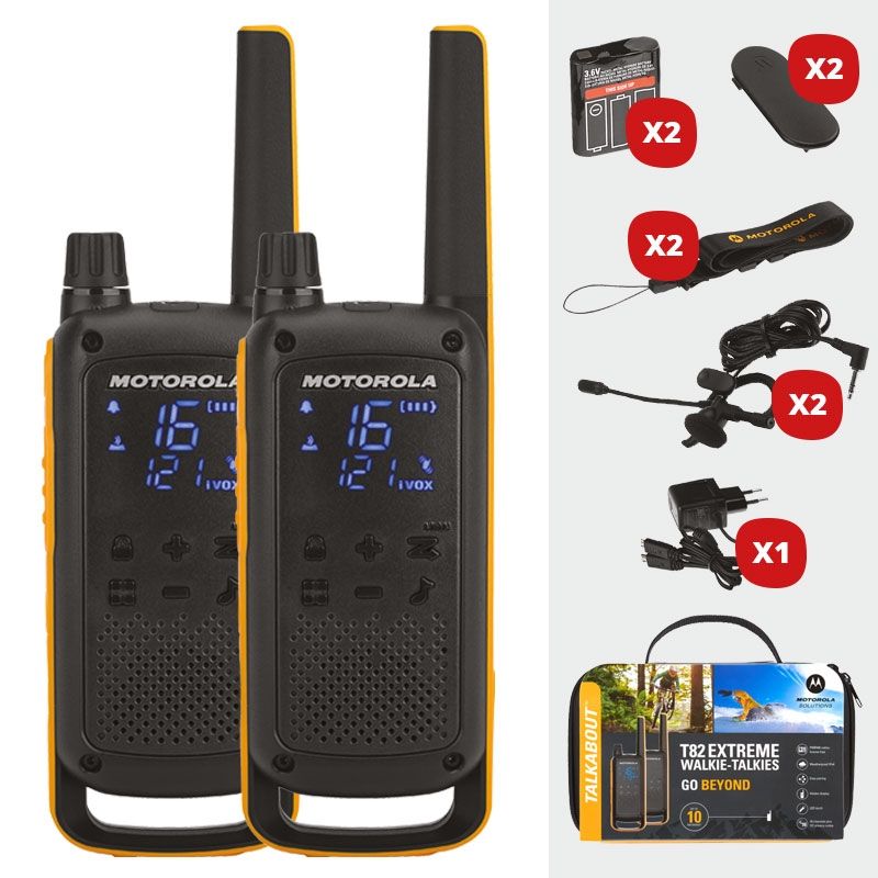 [1602046] 2Talkies-walkies T82 extreme et accessoires 