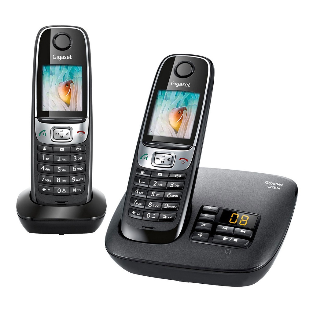 Gigaset C620A téléphone sans fil dect+ répondeur - DUO…