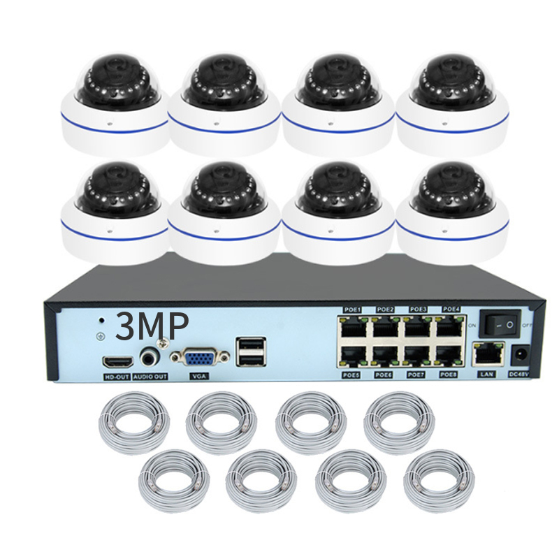 [1901724] CAMERA CCTV MAGASIN 3MP 8CH VIDEOSURVEILLANCE MAISON