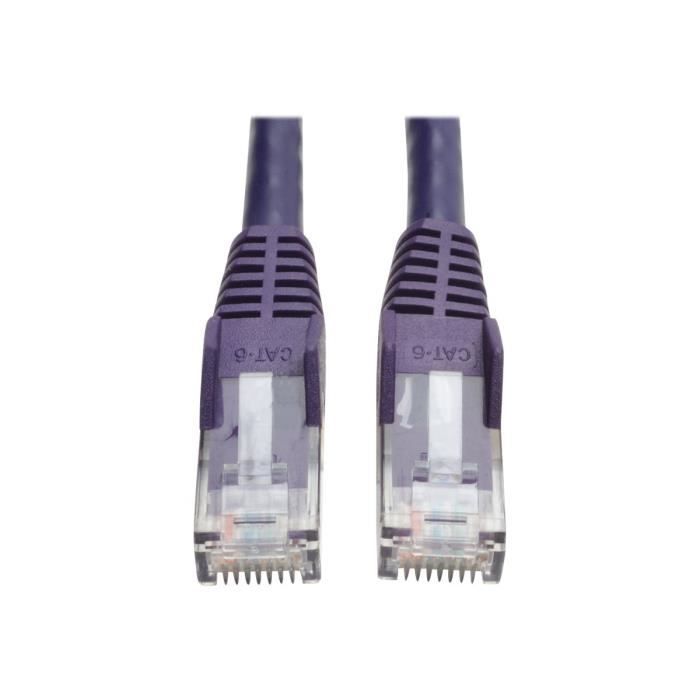 Cordon non blindé RJ45 CAT.6 UTP 1,00m Violet