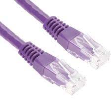 Cordon non blindé RJ45 CAT.6 UTP 7,00m Violet