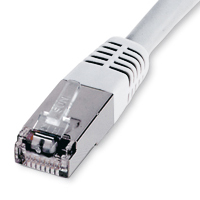 Cordon blindé RJ45 CAT.6 FTP 3,00m Blanc