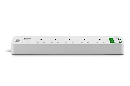 APC ESSENTIAL SURGEARREST 5 PRISES AVEC 2 PORTS DE CHARGE USB, 5 V, 2,4 A, 230 V