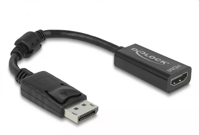 Adaptateur DisplayPort M / HDMI F 0,15m - DeLock 61849