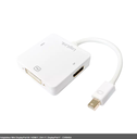 Adaptateur Mini DisplayPort M / HDMI F, DVI-I F, DisplayPort F - CV0045A