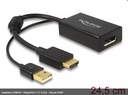 Adaptateur HDMI M > DisplayPort 1.2 F 0,25m - DeLock 62667