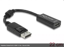 Adaptateur DisplayPort M / HDMI F 0,15m - DeLock 61849
