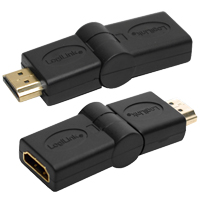 Adaptateur HDMI M/F 180° orientable
