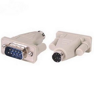 Adaptateur MiniDin6M/DB9M