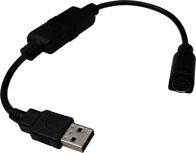 Convertisseur USB mâle à PS2 femelle actif