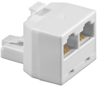 Adaptateur en T M/F/F RJ45