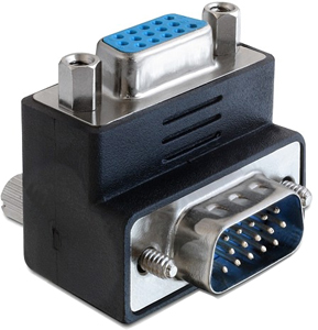 Adaptateur VGA M/F coudé 270°