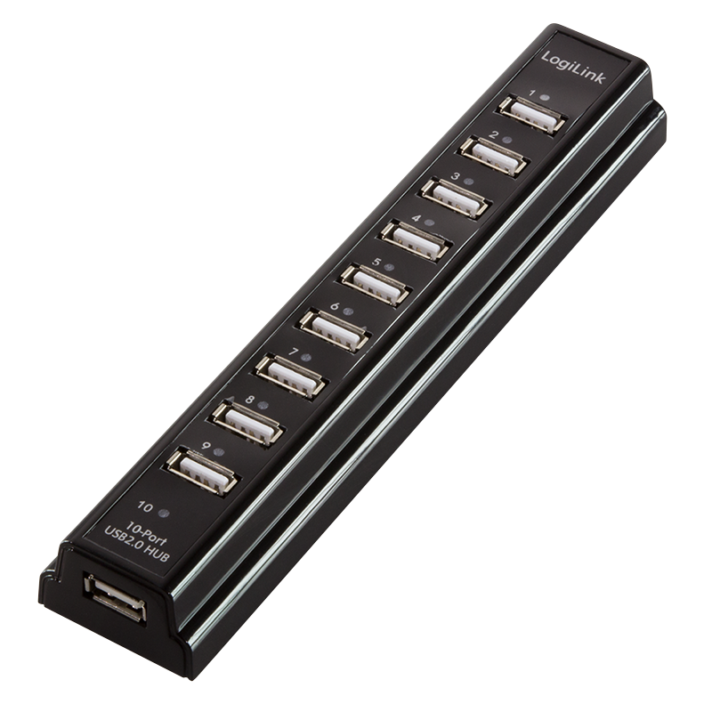 [1207307] Hub USB2.0, 10 ports - UA0096