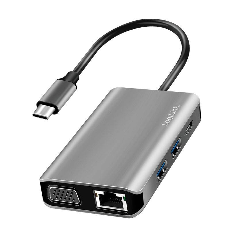[1207367] Station d'accueil USB-C 3.2 4K, 7 ports + PD - UA0410
