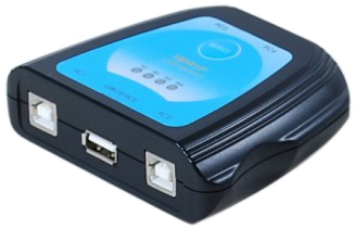 [1207402] Switch USB2.0 4PC vers 1 périphérique
