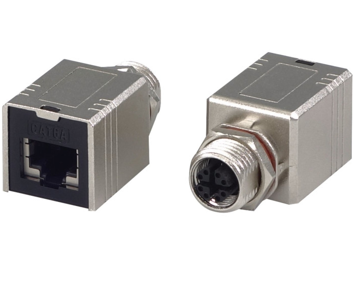 ADAPTATEUR BLINDE RJ45 F VERS M12 F