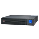 Onduleur APC Easy UPS On-Line, 1 000 VA/800 W, montage en rack 2U, 230 V, 3 prises IEC C13, emplacement pour carte intelligente, écran LCD, sans kit de rails