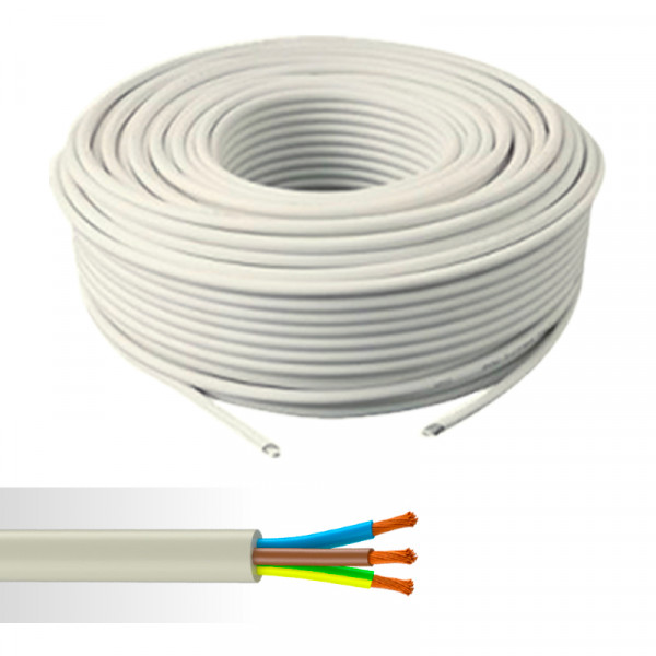  Câble VGV  3×2.5mm2 Rouleaux (100) Gris