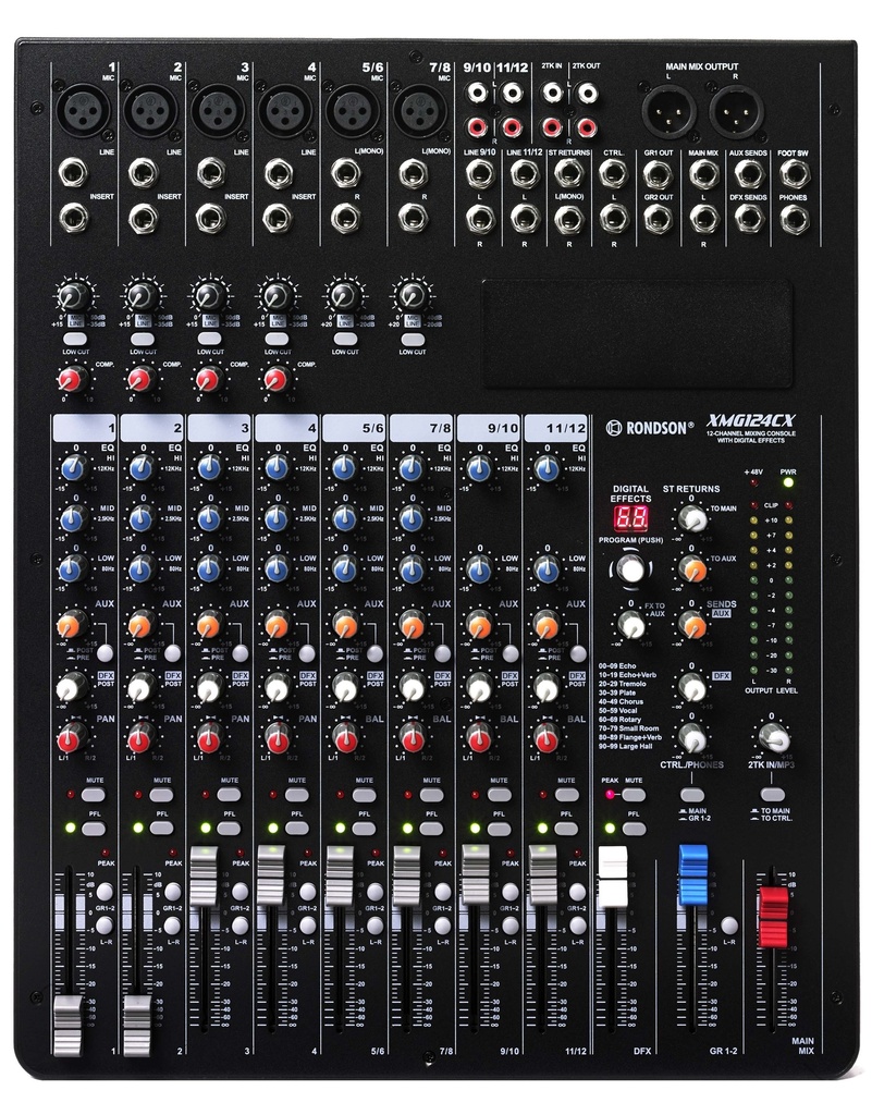 Table de mixage DSP 8 canaux