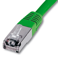 [1203333] Cordon blindé RJ45 CAT.6 S-STP 20,00m Vert