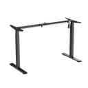 Pied de bureau assis-debout à réglage électrique, 1 moteur, 710–1 190 mm, noir 