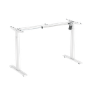 Pied de bureau assis-debout à réglage électrique, 1 moteur, 710–1 190 mm, blanc 