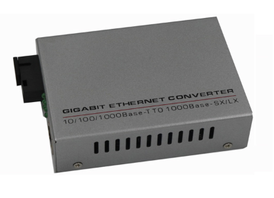 Convertisseur Fibre Gigabit SC Duplex Monomode 20km / RJ45 10/100/1000