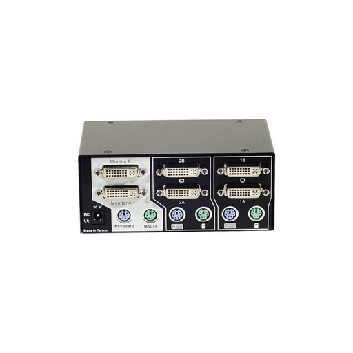 [1107510] Switch KVM PS2 double écran DVI 2 ports PS2
