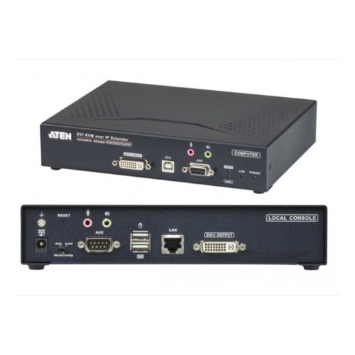[1108513] Aten KE6900T extendeur KVM DVI-I/USB sur IP - Emetteur seul